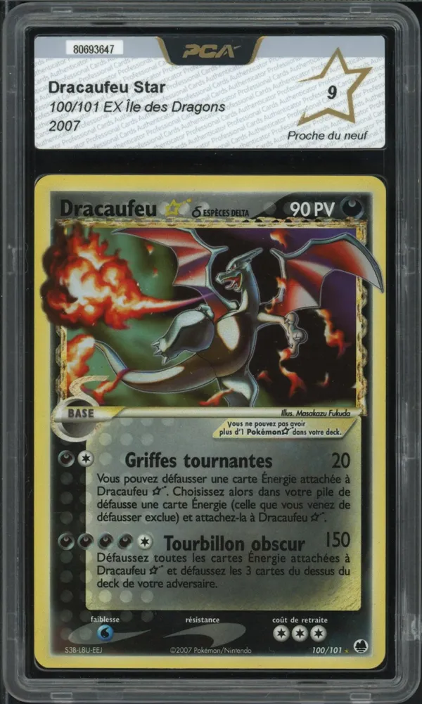 PCA 9 Dracaufeu Gold Star