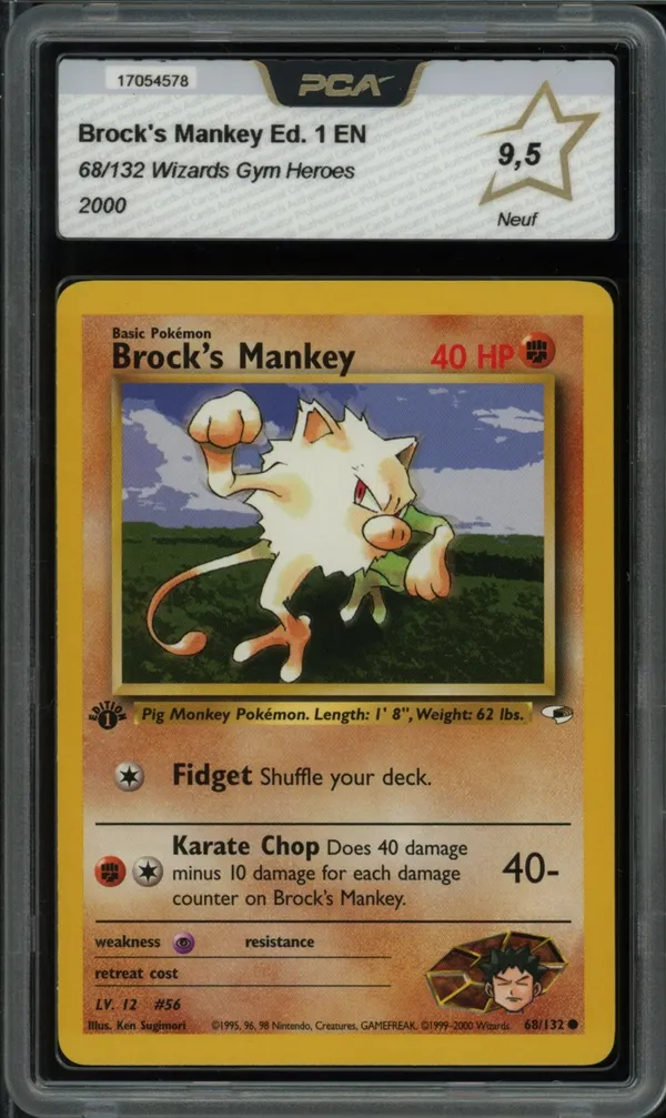 PCA 9.5 Brock's Mankey (lv 12)