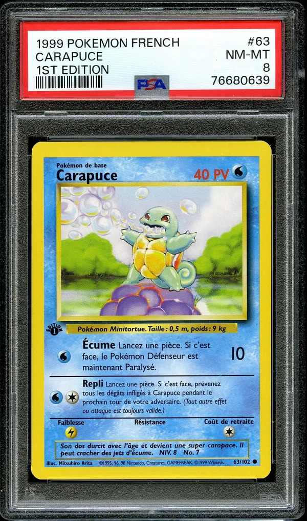 PSA 8 Carapuce