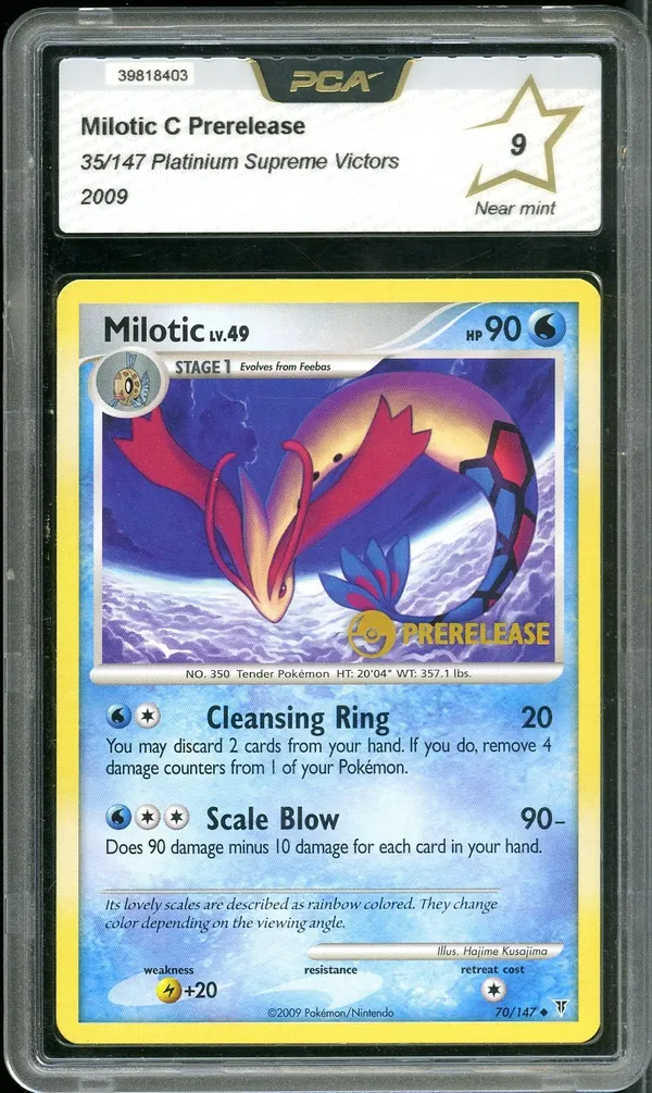 PCA 9 Milotic Prerelease Staff
