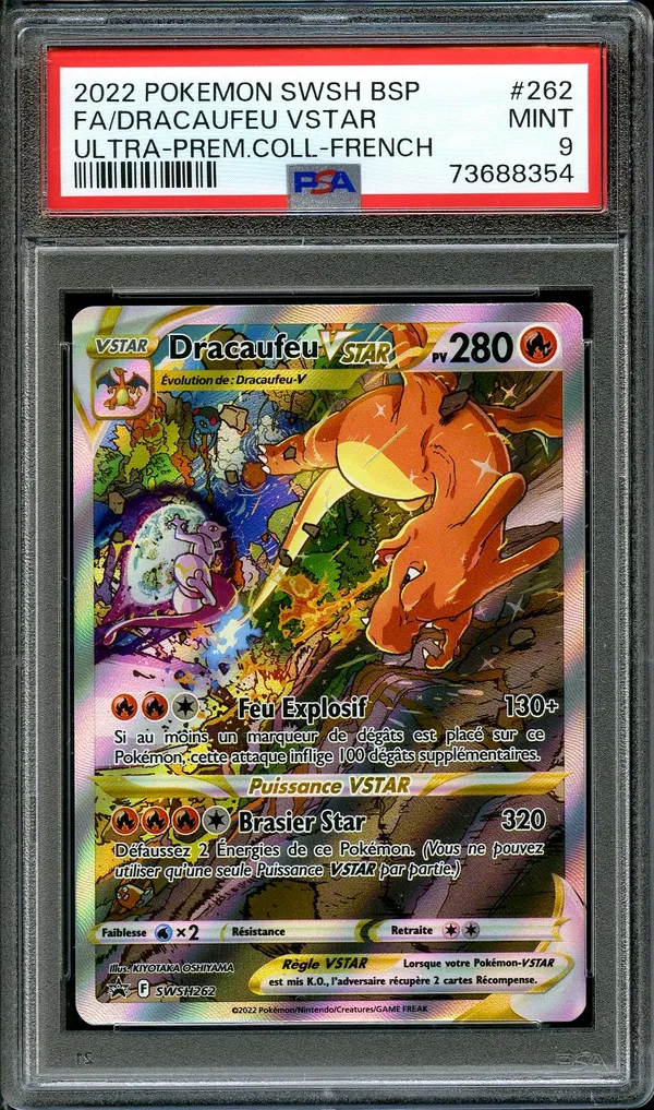 PSA 9 Dracaufeu VStar