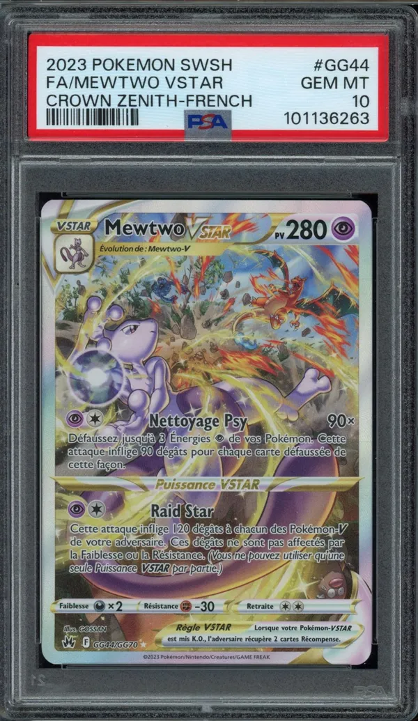 PSA 10 Mewtwo VStar