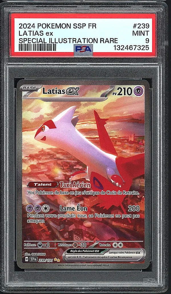 PSA 9 Latias Ex