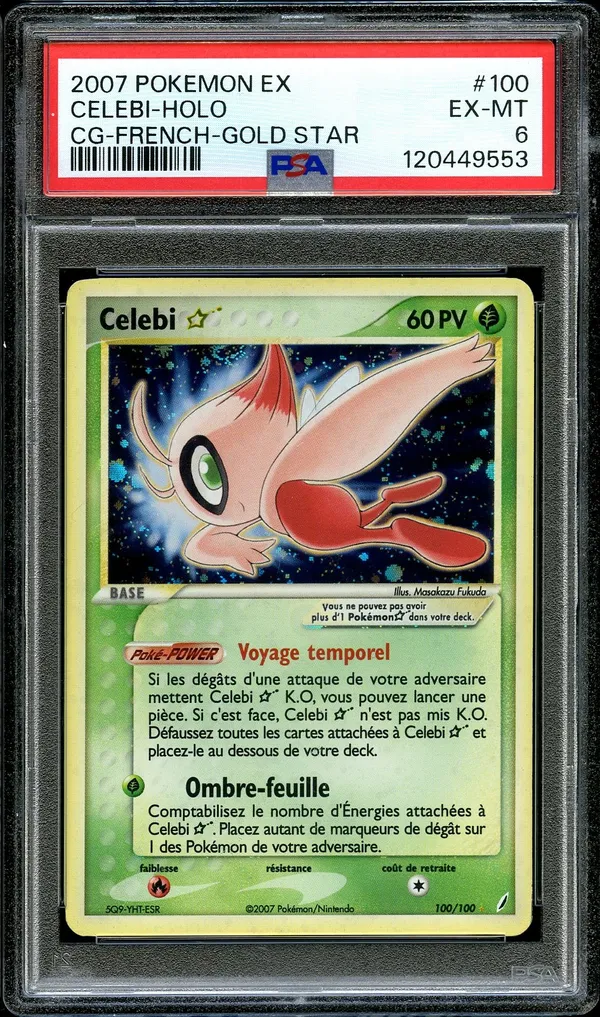 PSA 6 Celebi Gold Star