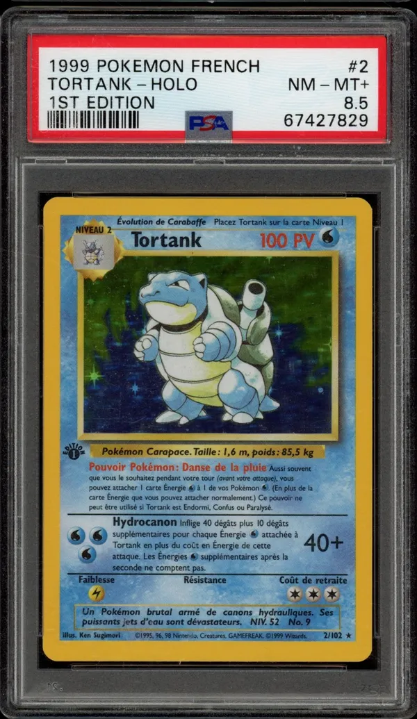 PSA 8.5 Tortank Holo