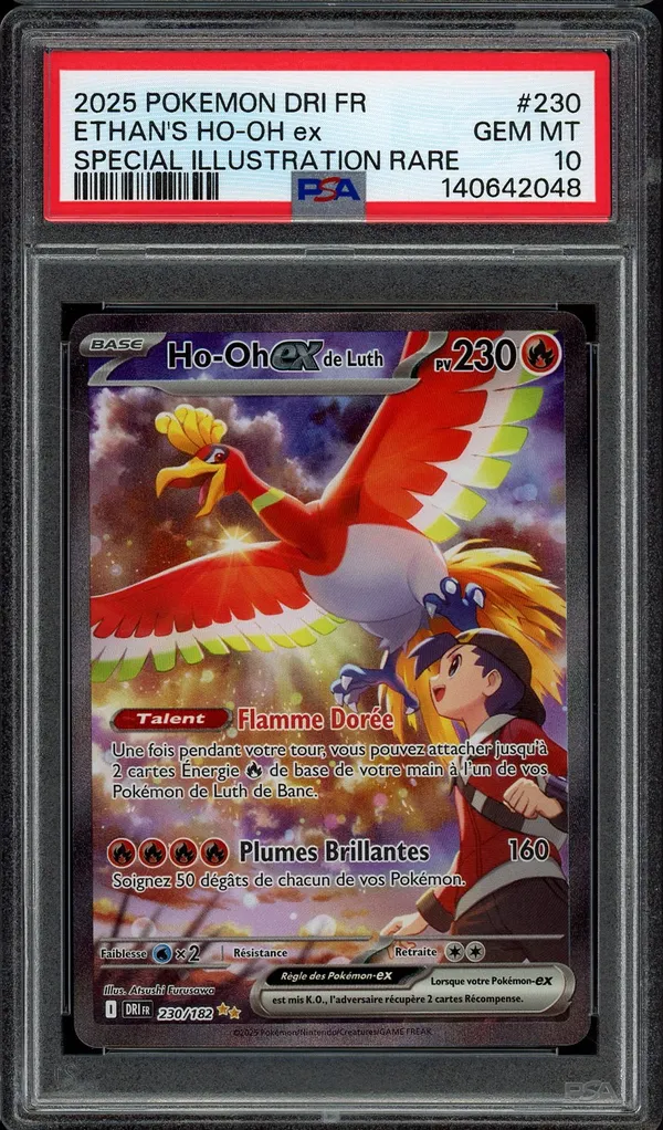 PSA 10 Ho-Oh Ex de Luth