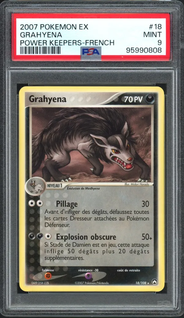 PSA 9 Grahyèna