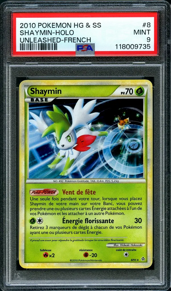 PSA 9 Shaymin Holo