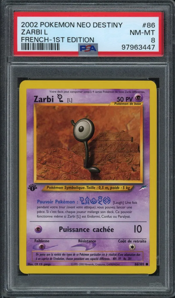 PSA 8 Zarbi L