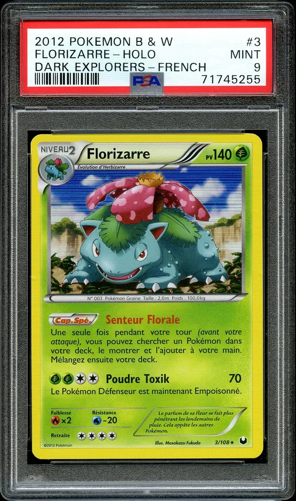 PSA 9 Florizarre Holo