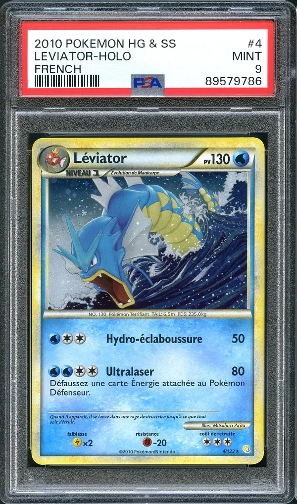 PSA 9 Léviator Holo