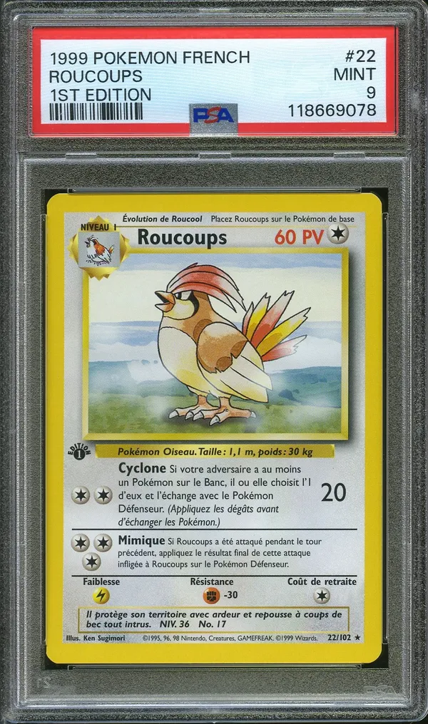 PSA 9 Roucoups