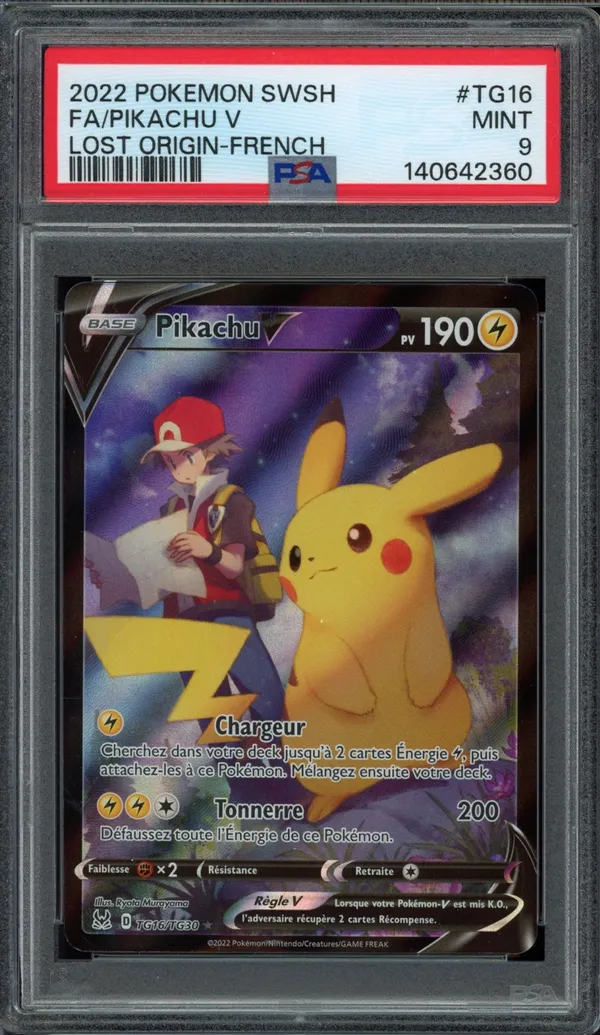 PSA 9 Pikachu V