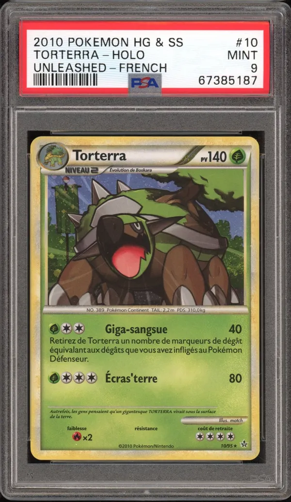 PSA 9 Torterra Holo