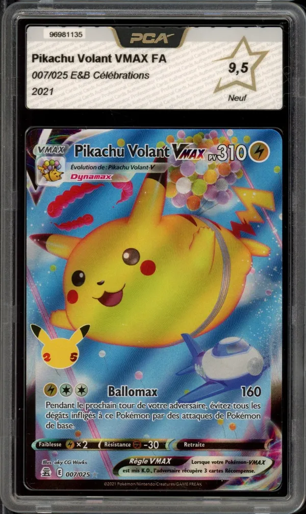 PCA 9.5 Pikachu Volant VMax