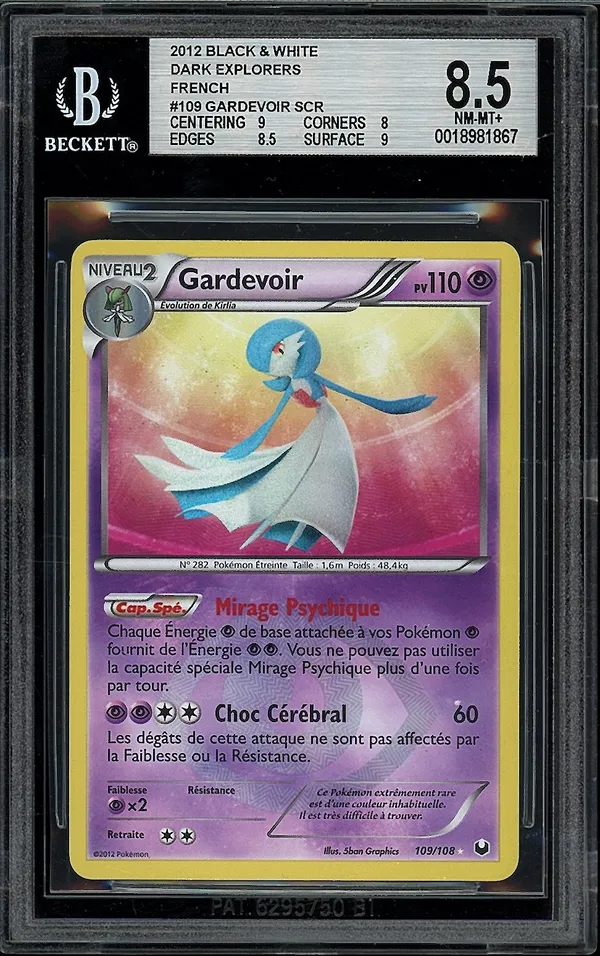 BGS 8.5 Gardevoir Holo