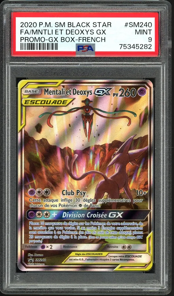 PSA 9 Mentali et Deoxys Gx