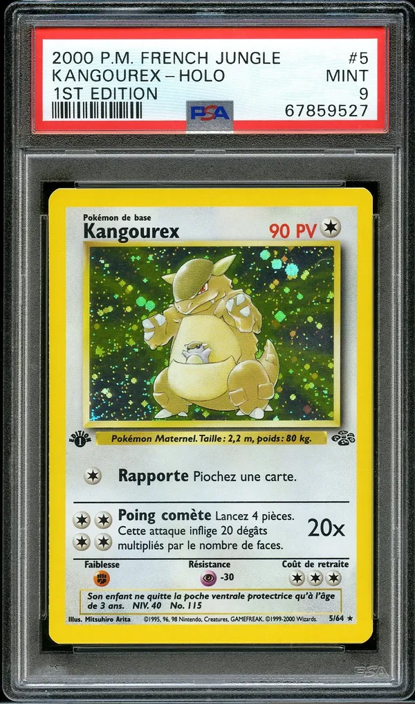 PSA 9 Kangourex Holo