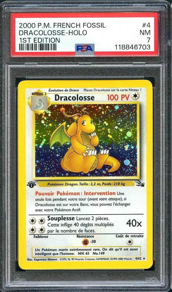 PSA 7 Dracolosse Holo