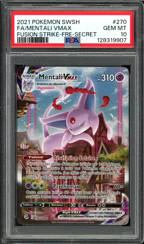 PSA 10 Mentali VMax