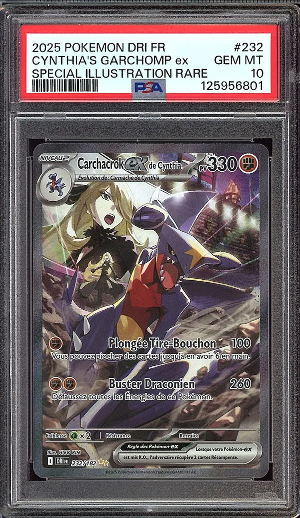 PSA 10 Carchacrok Ex de Cynthia