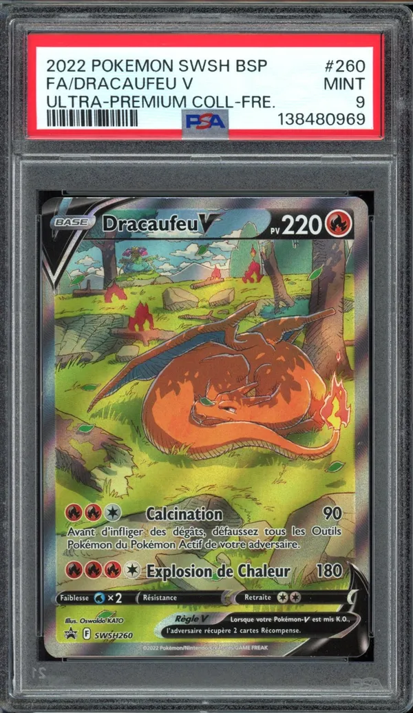 PSA 9 Dracaufeu V