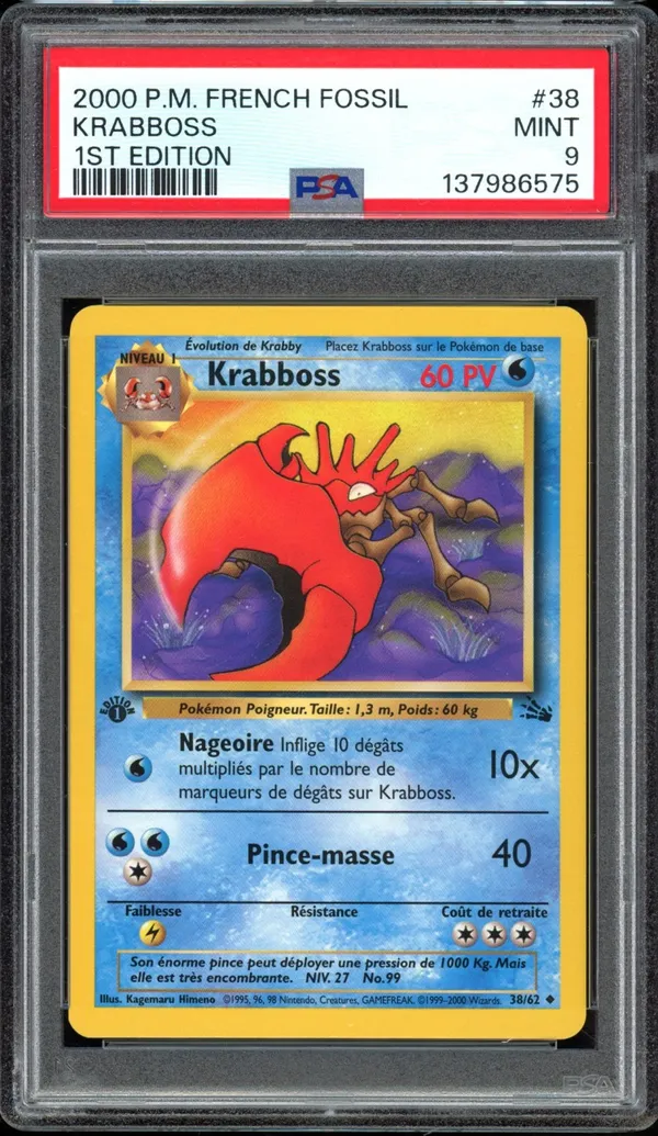 PSA 9 Krabboss