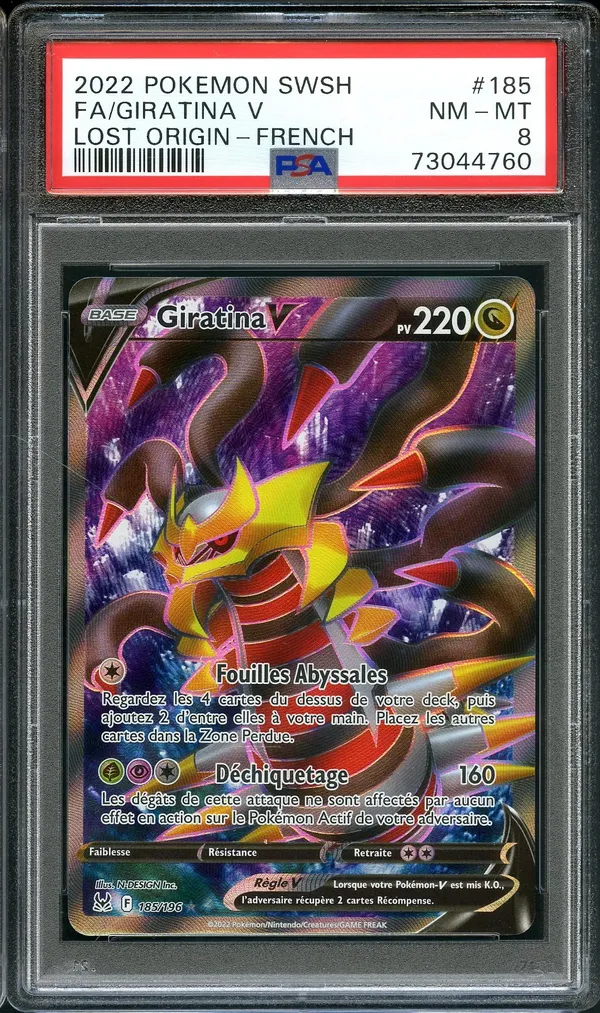 PSA 8 Giratina V