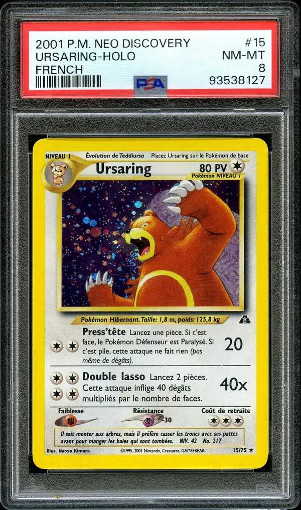 PSA 8 Ursaring Holo