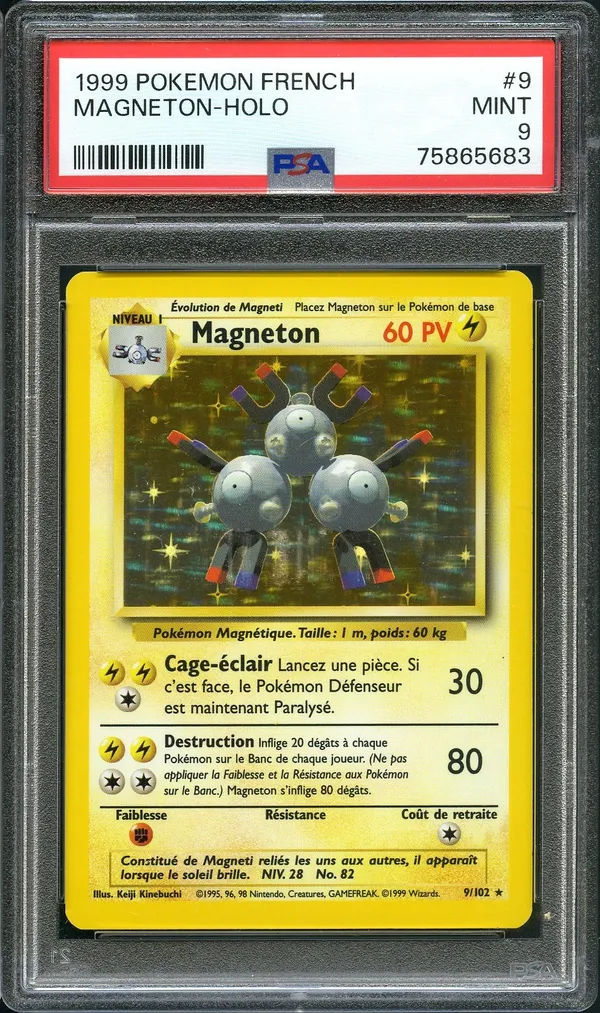 PSA 9 Magnéton Holo