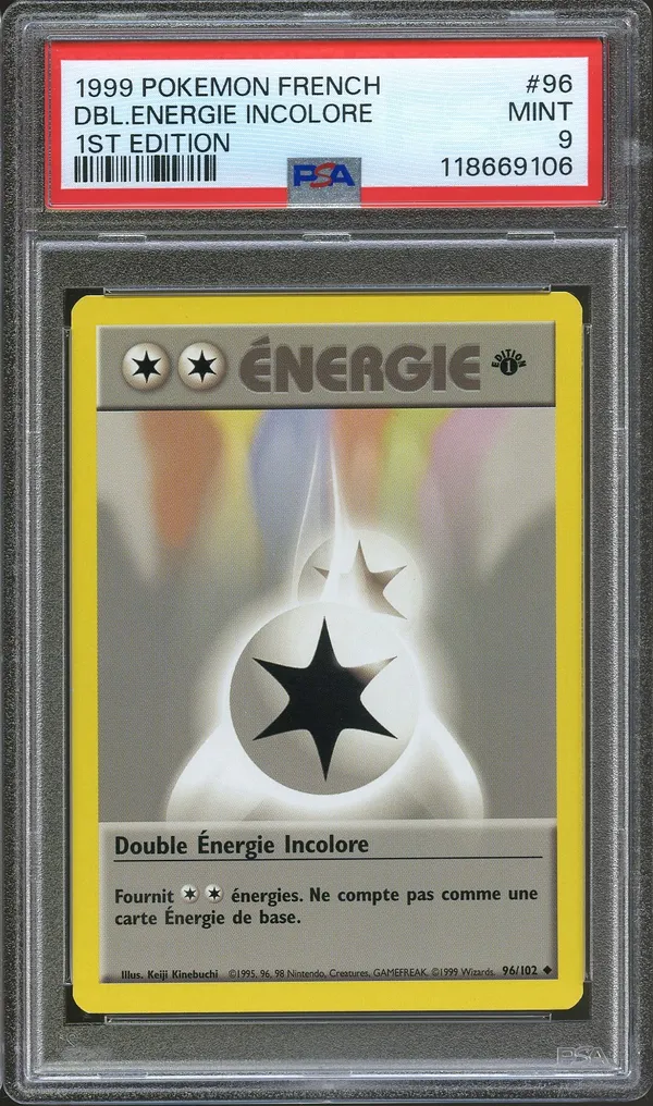 PSA 9 Double Energie Incolore