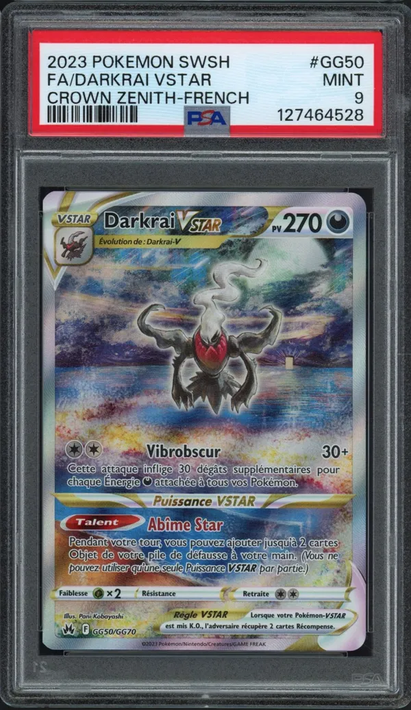 PSA 9 Darkrai VStar