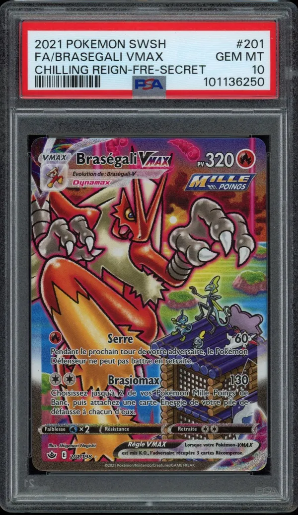 PSA 10 Braségali VMax