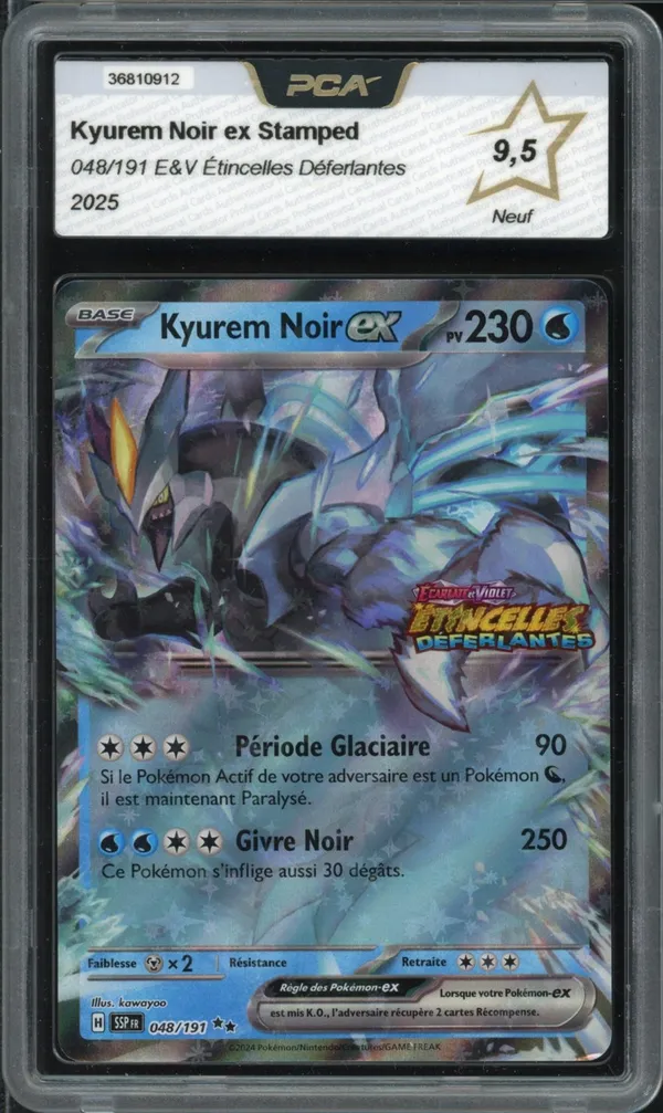 PCA 9.5 Kyurem Noir Ex Stamp