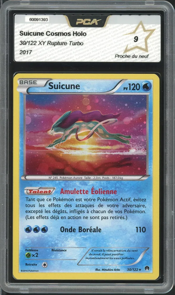 PCA 9 Suicune Holo Cosmos