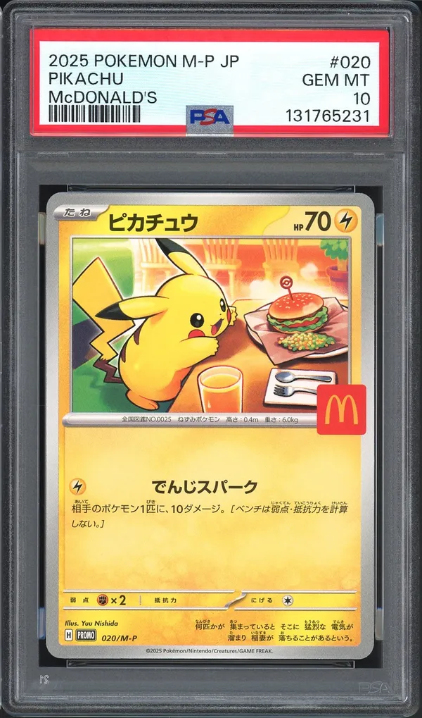 PSA 10 Pikachu