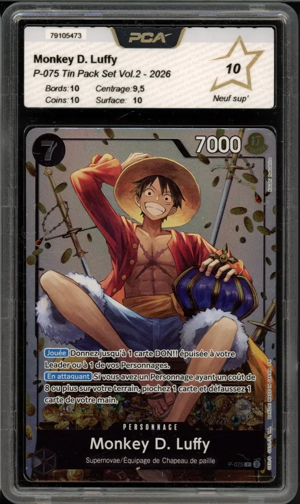 PSA 10 Monkey D. Luffy - #ST21-014 - 3rd Anniversary Treasure