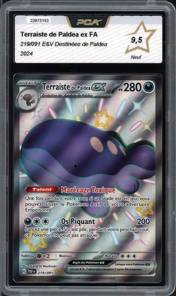 PCA 9.5 Terraiste de Paldéa Ex Shiny