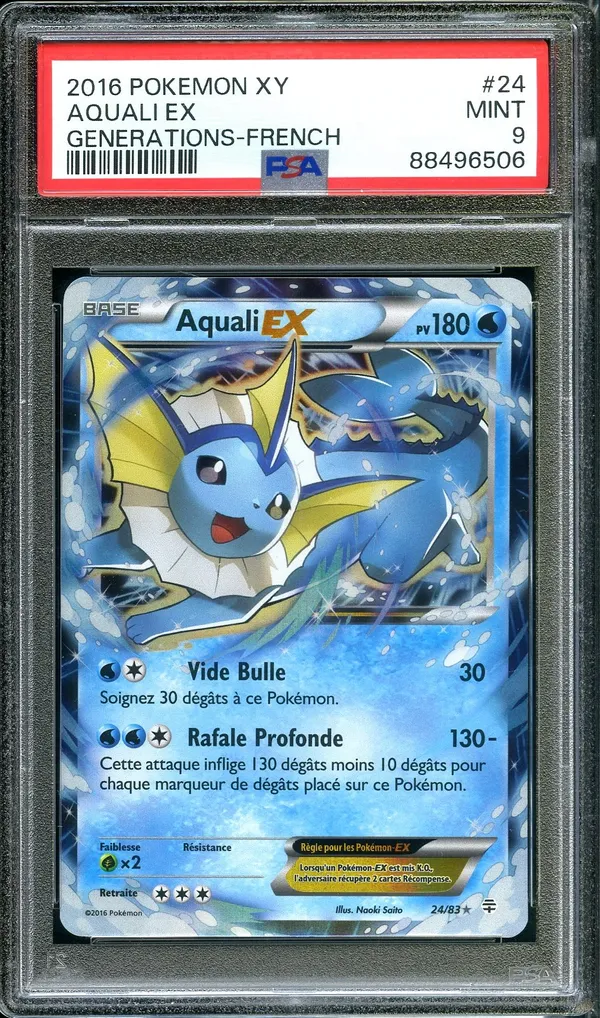 PSA 9 Aquali Ex