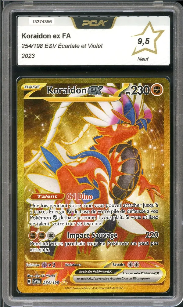 PCA 9.5 Koraidon Ex Gold