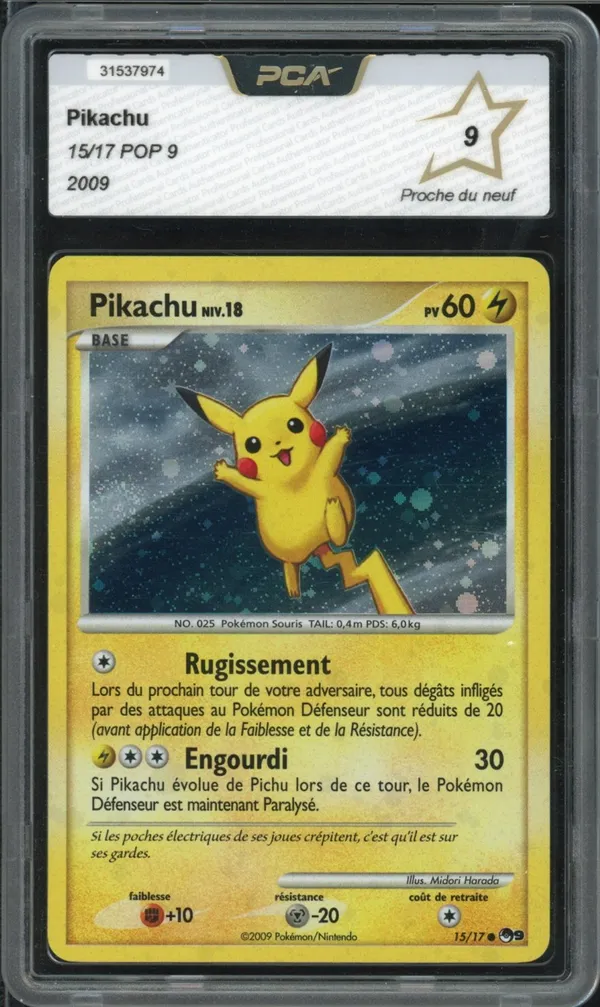 PCA 9 Pikachu Holo