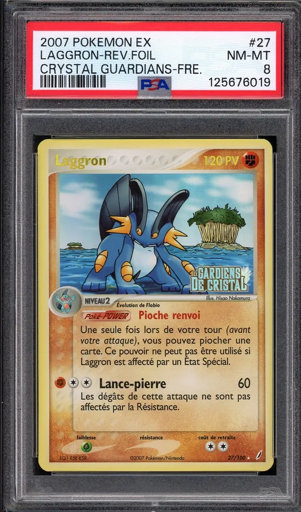 PSA 8 Laggron Holo Reverse