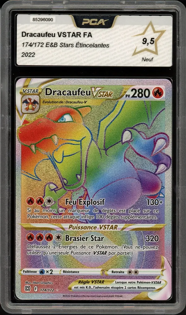 PCA 9.5 Dracaufeu VStar Rainbow