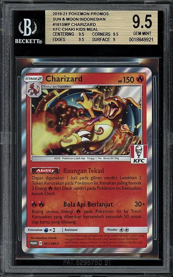 BGS 9.5 Charizard Holo