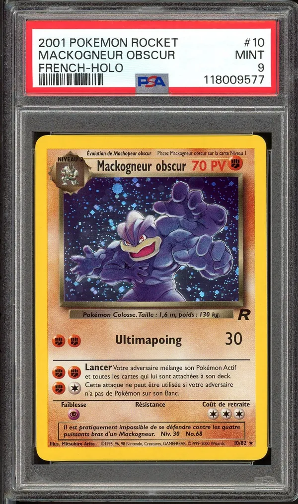 PSA 9 Mackogneur Obscur Holo