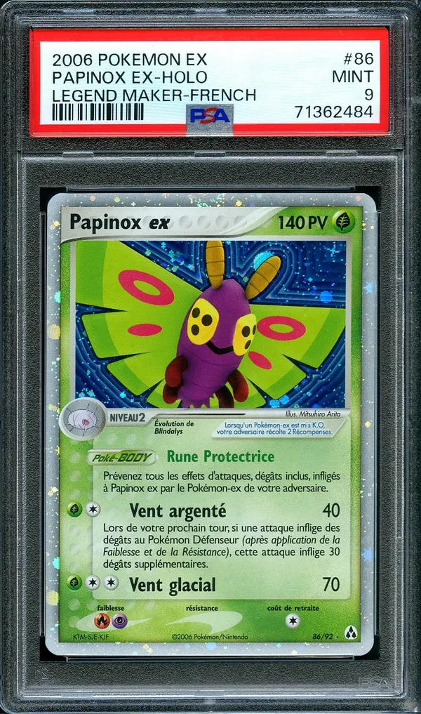 PSA 9 Papinox Ex