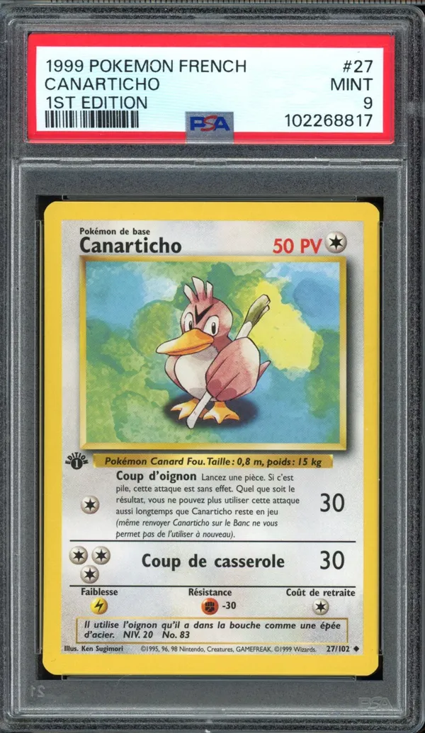 PSA 9 Canarticho