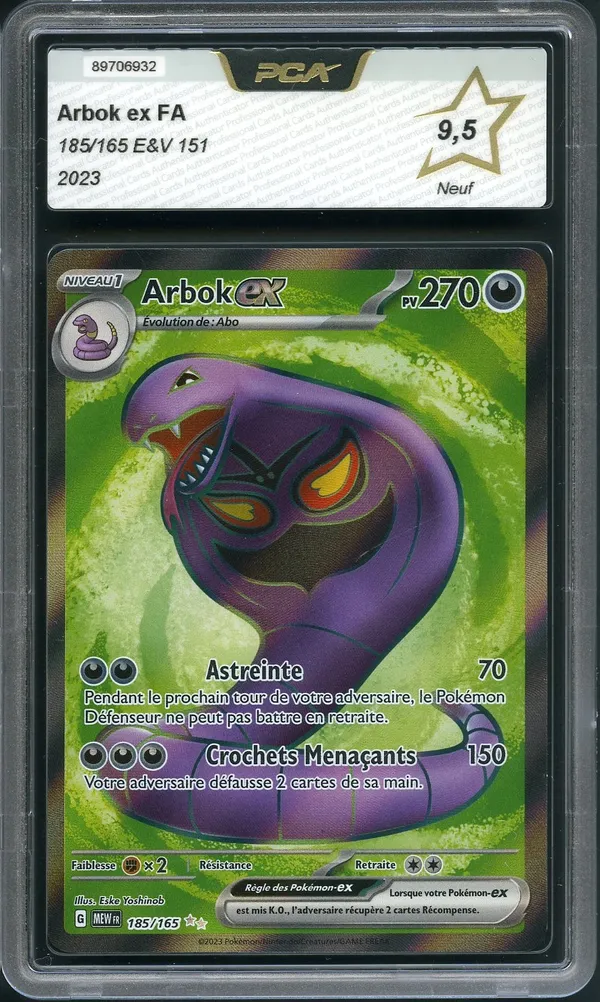 PCA 9.5 Arbok Ex