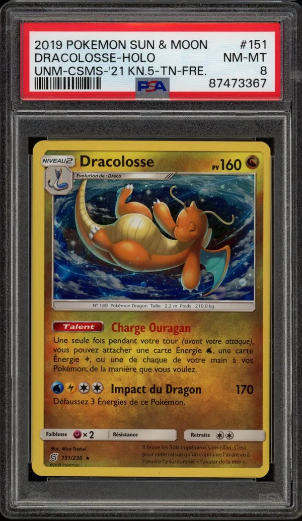 PSA 8 Dracolosse Holo