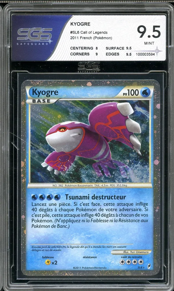 SGS 9.5 Kyogre Holo